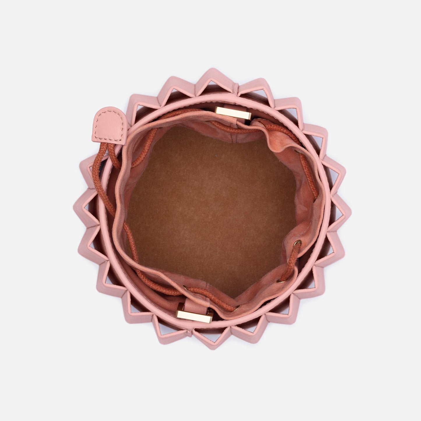 Mini Lantern Bag Pleated - Seashell Pink