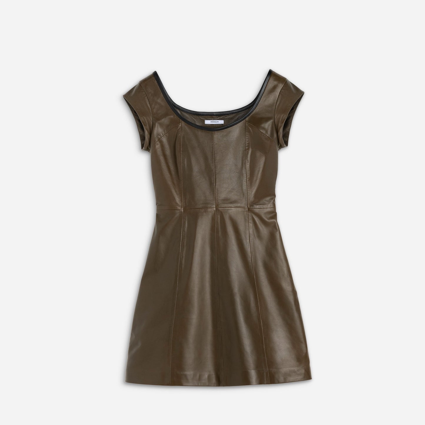 Rei Open Neck Dress - Olive