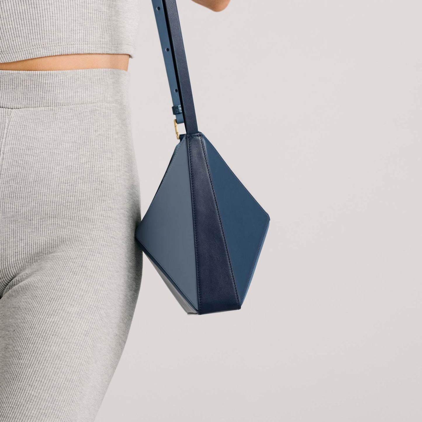 Small Convertible Flex Bag - Denim