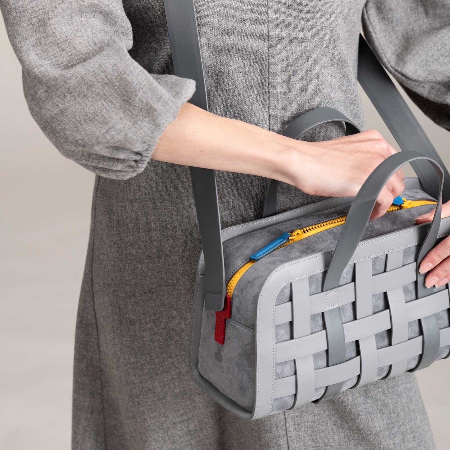 Woven Bag - Gray